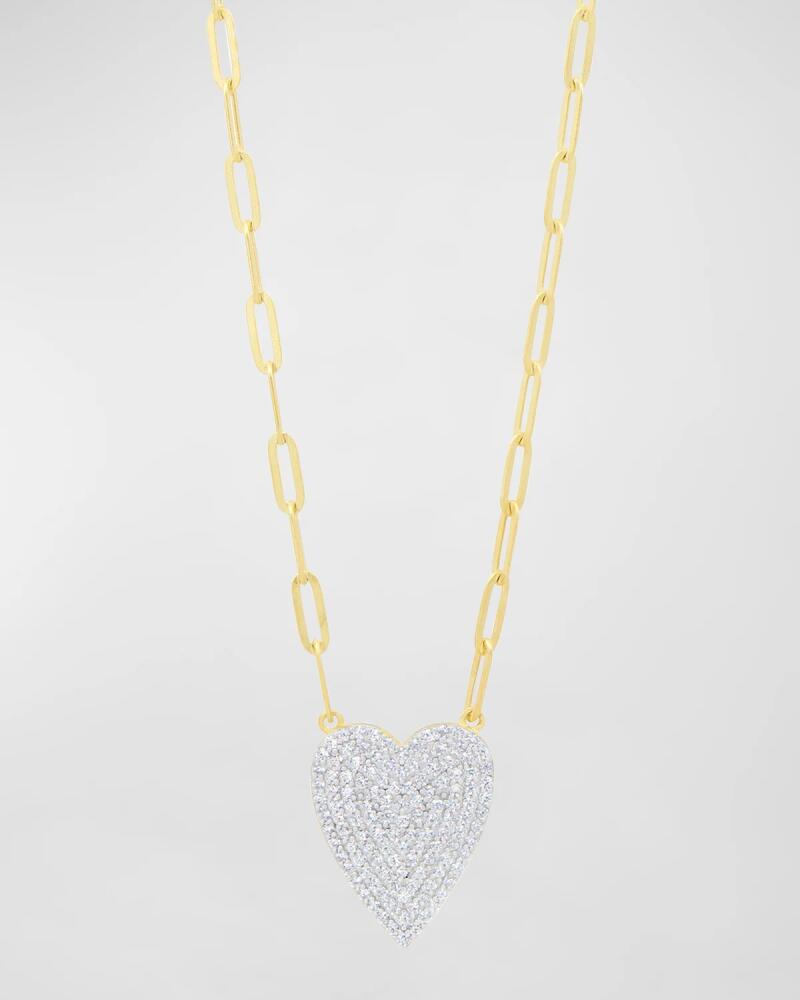 Freida Rothman Pave Love Necklace Cover