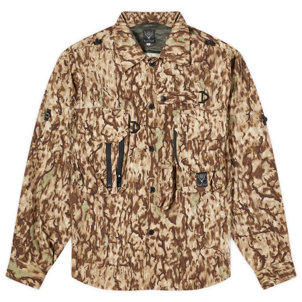 South2 West8 Men's Tenkara Trout Shirt Jacket in Horn Camo Cover