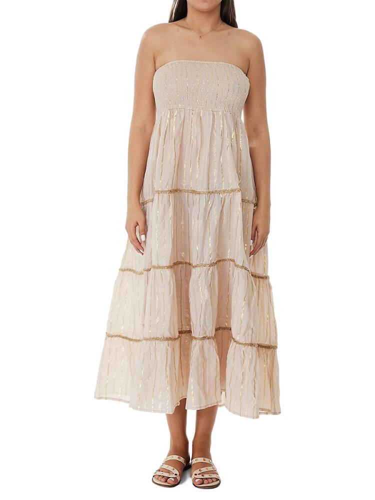 Ranee's Women's Tiered Midi Dress - Natural Cover