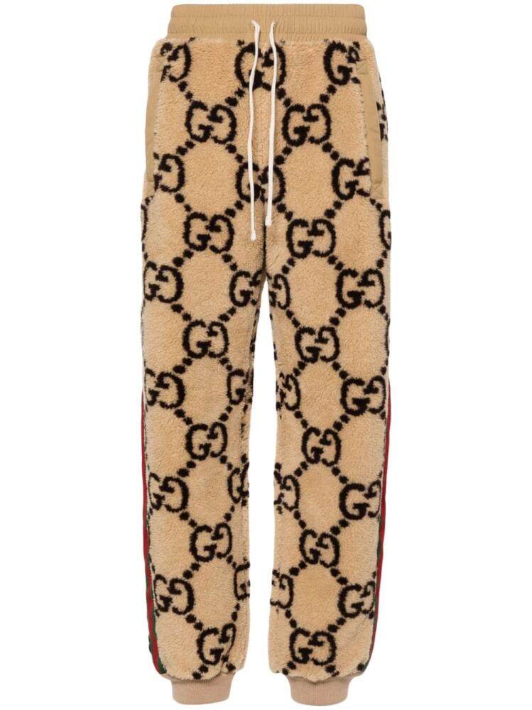 Gucci GG patterned jacquard track pants - Neutrals Cover