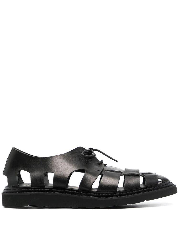 Officine Creative Lyndon 1 cut-out sandals - Black Cover