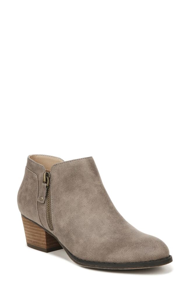 LifeStride Blake Zip Bootie in Ash Cover