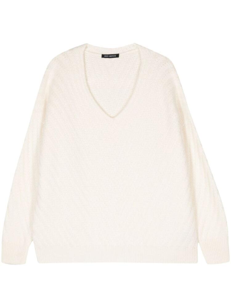 Iris Von Arnim Canton sweater - White Cover