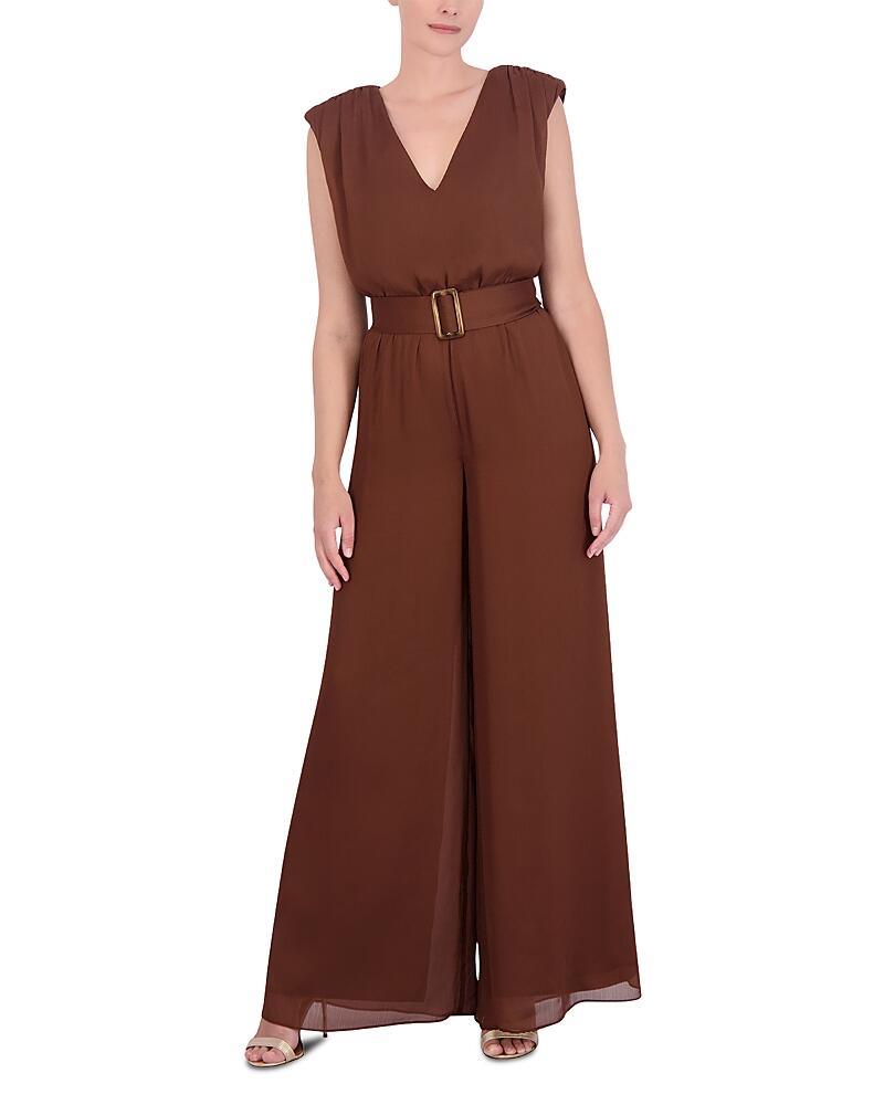 Bcbgmaxazria Belted Wide Leg Jumpsuit Cover