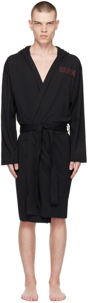 Hugo Black Hooded Robe Cover