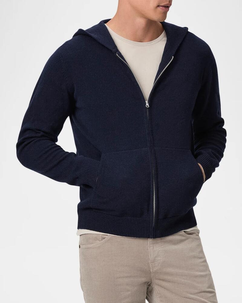 PAIGE Men's Swanson Knit Full-Zip Sweater Cover