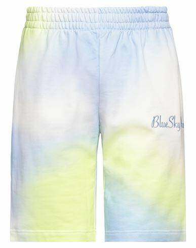 Blue Sky Inn Man Shorts & Bermuda Shorts Sky blue Cotton Cover