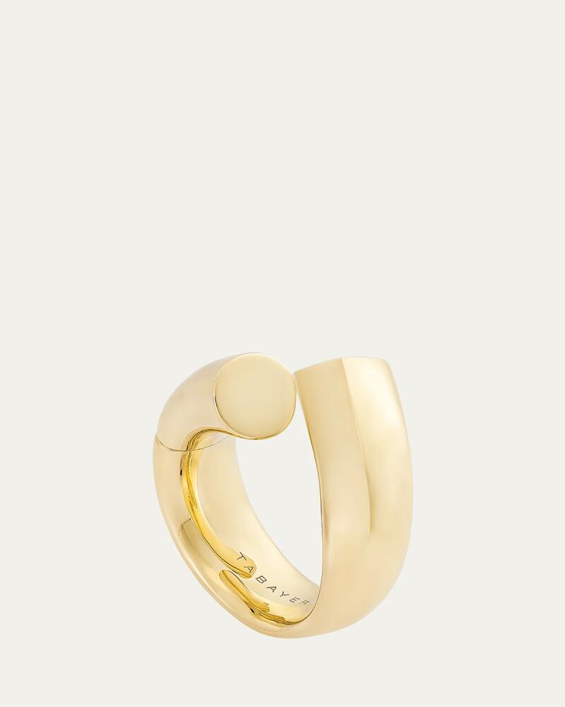 TABAYER 18K Yellow Gold Oera Ring Cover