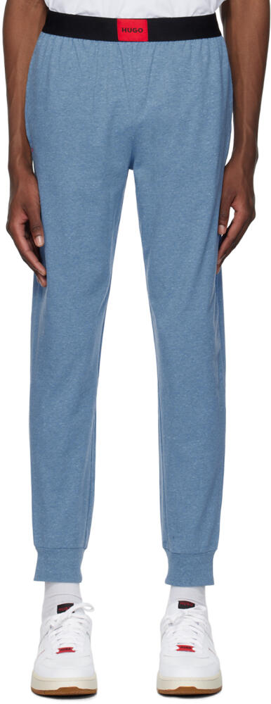 Hugo Blue Patch Sweatpants Cover