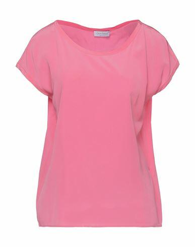 Gran Sasso Woman Top Fuchsia Silk Cover