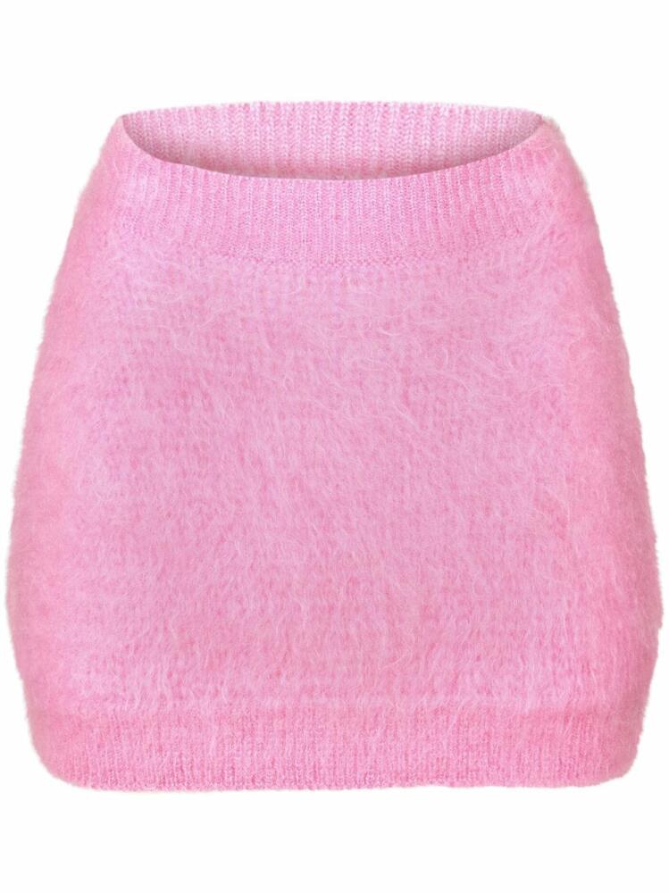 Nina Ricci mohair-blend mini skirt - Pink Cover