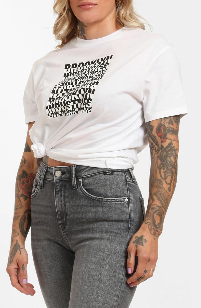 Brooklyn Industries Logo Cotton T-Shirt in White Cover