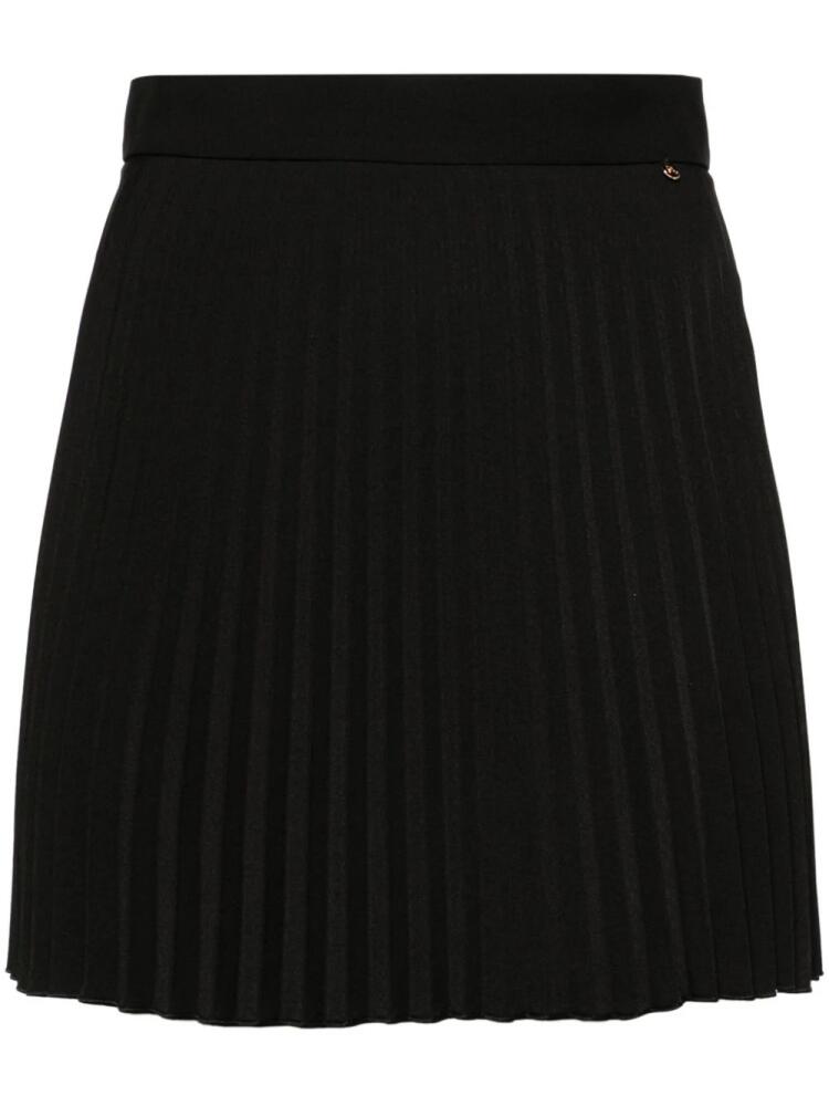 NISSA mid-rise pleated mini skirt - Black Cover