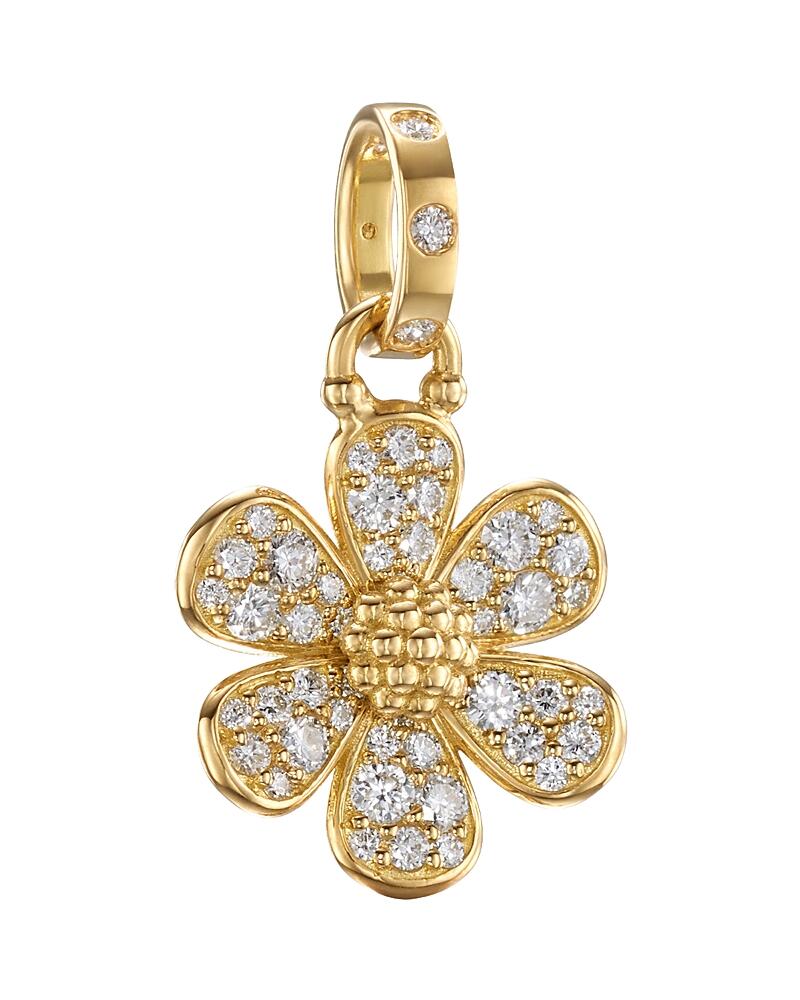 Temple St. Clair 18K Yellow Gold Diamond Snow Flower Pendant Cover