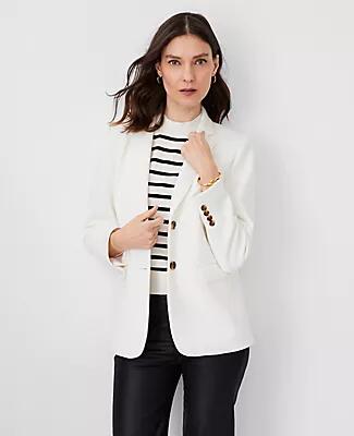 Ann Taylor The Greenwich Blazer in Pique Cover