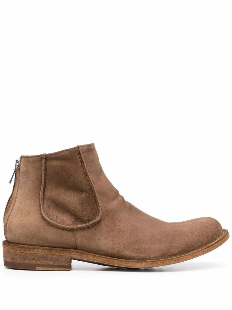 Officine Creative seam detail suede chelsea boots - Neutrals Cover