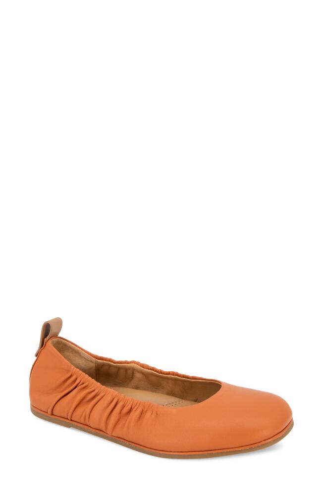 GENTLE SOULS BY KENNETH COLE Mavis Ballet Flat in Orange Leather Cover