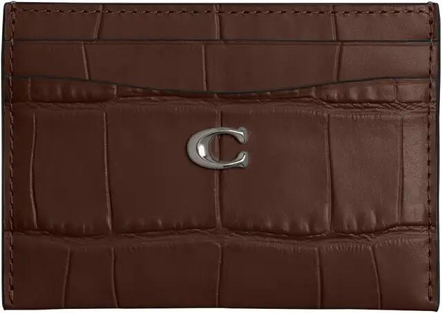 COACH Essential Card Case (Maple) Wallet Handbags Cover