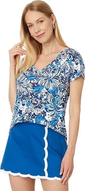 Lilly Pulitzer Meredith Tee (Low Tide Navy Pandarama) Women's Clothing Cover