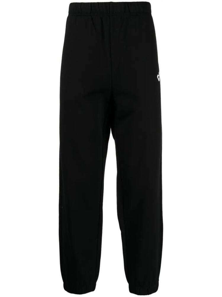 CHOCOOLATE logo-print cotton track pants - Black Cover