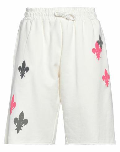 Eleven Paris Woman Shorts & Bermuda Shorts Ivory Cotton Cover