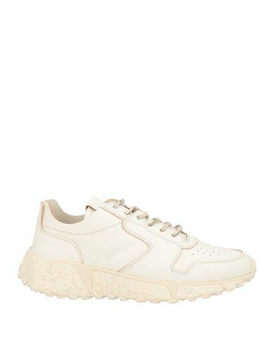 Buttero Man Sneakers White Leather Cover