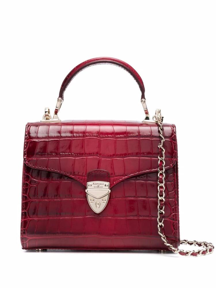 Aspinal Of London Midi Mayfair top-handle bag - Red Cover