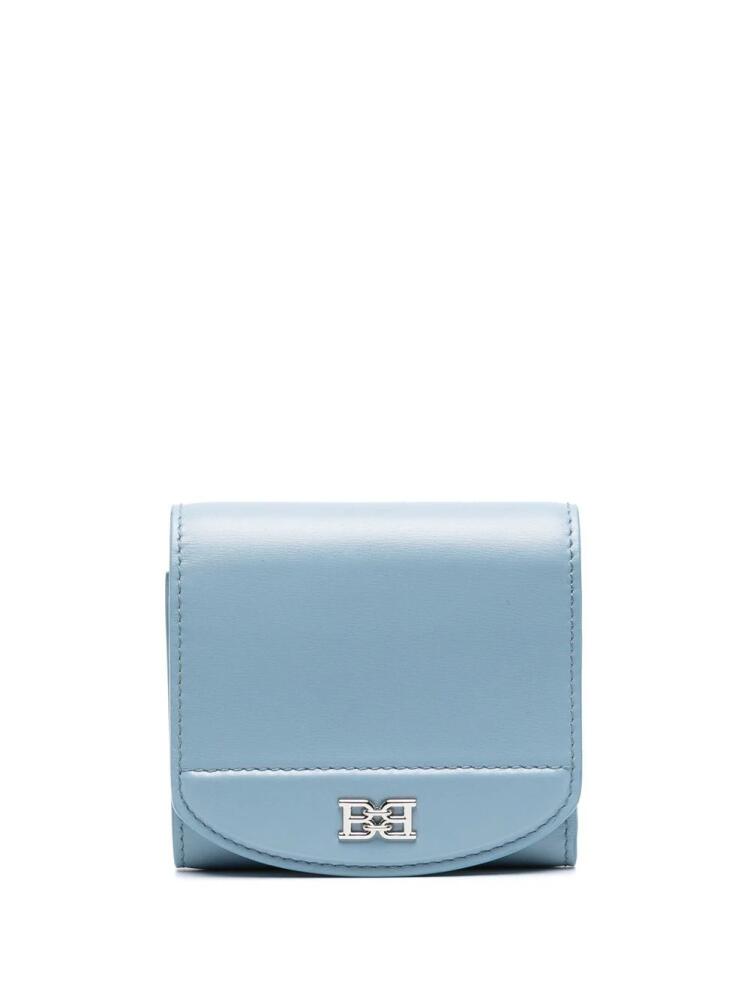 Bally logo-plaque leather wallet - Blue Cover