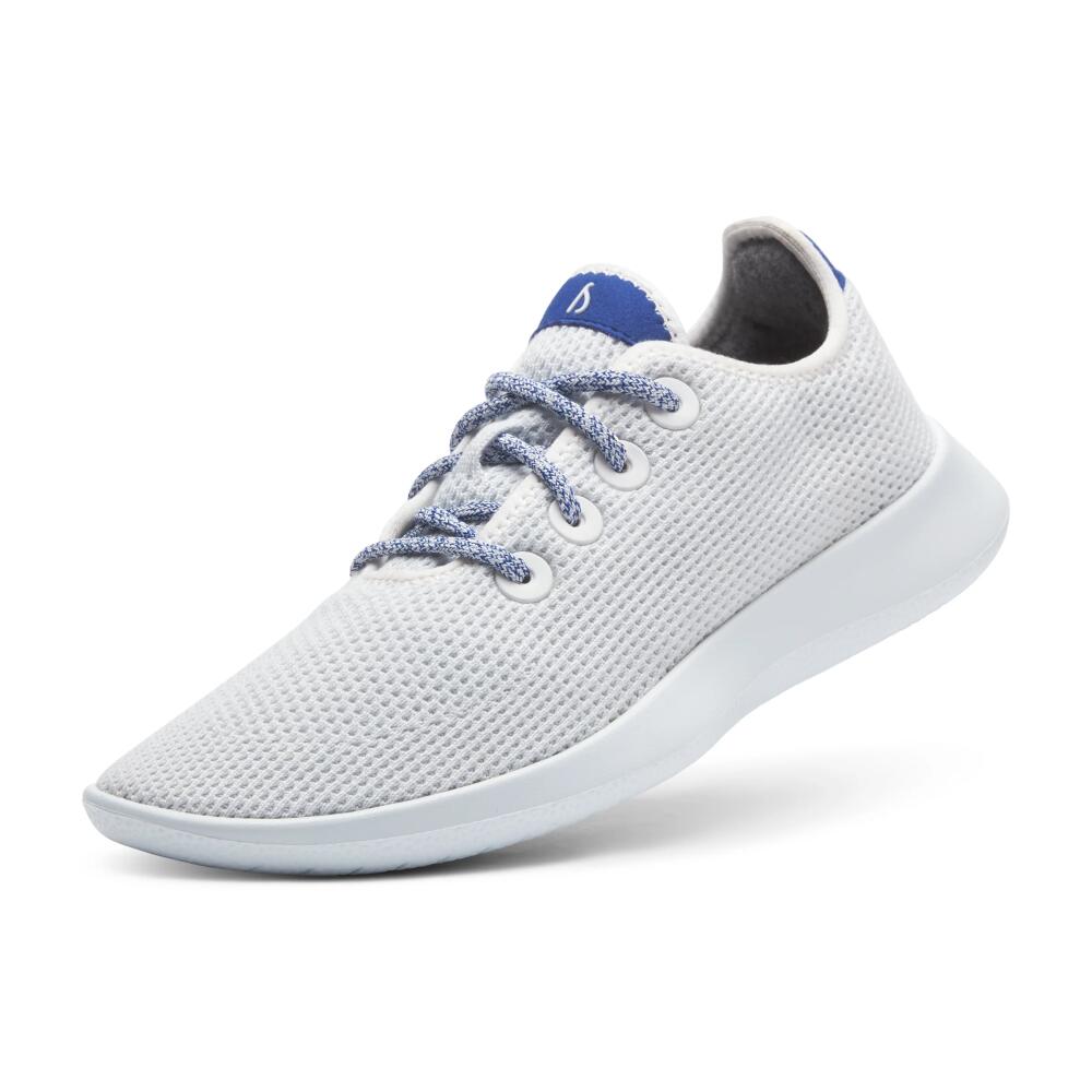 Allbirds Men's Tree Sneakers, Blizzard/Hazy Cobalt Cover