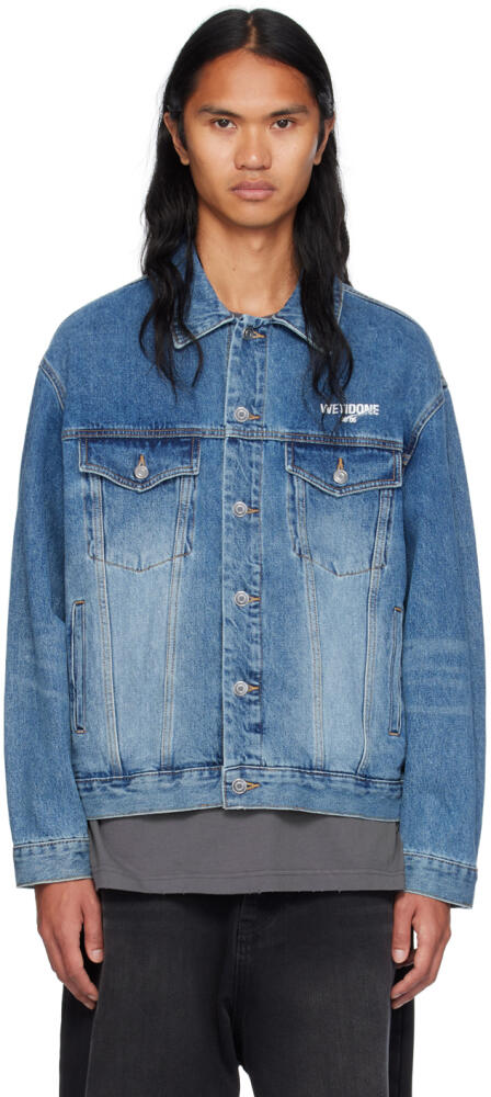 We11done Blue 1506 Trucker Denim Jacket Cover