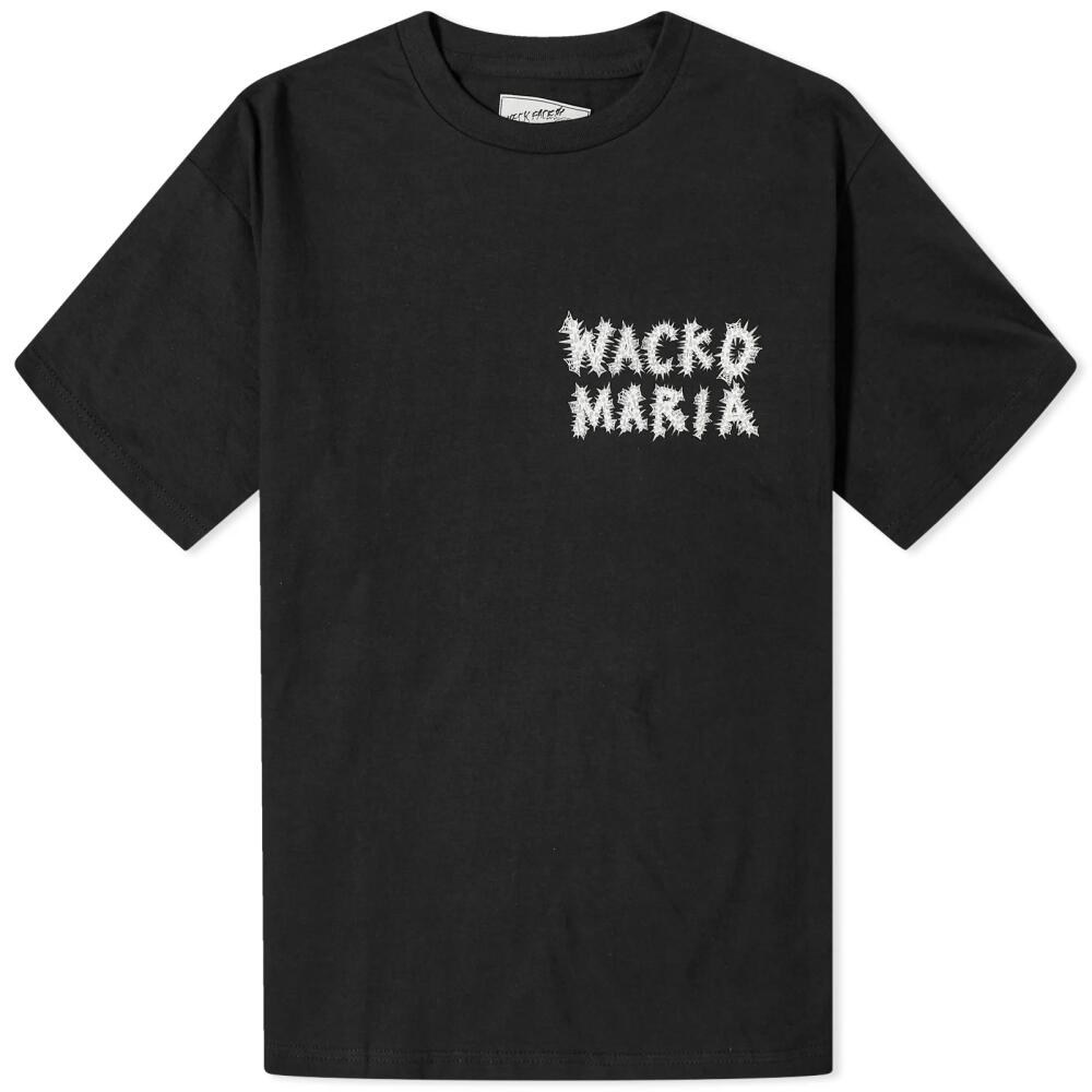 Wacko Maria Men's x Neckface Type 5 T-Shirt in Black Cover