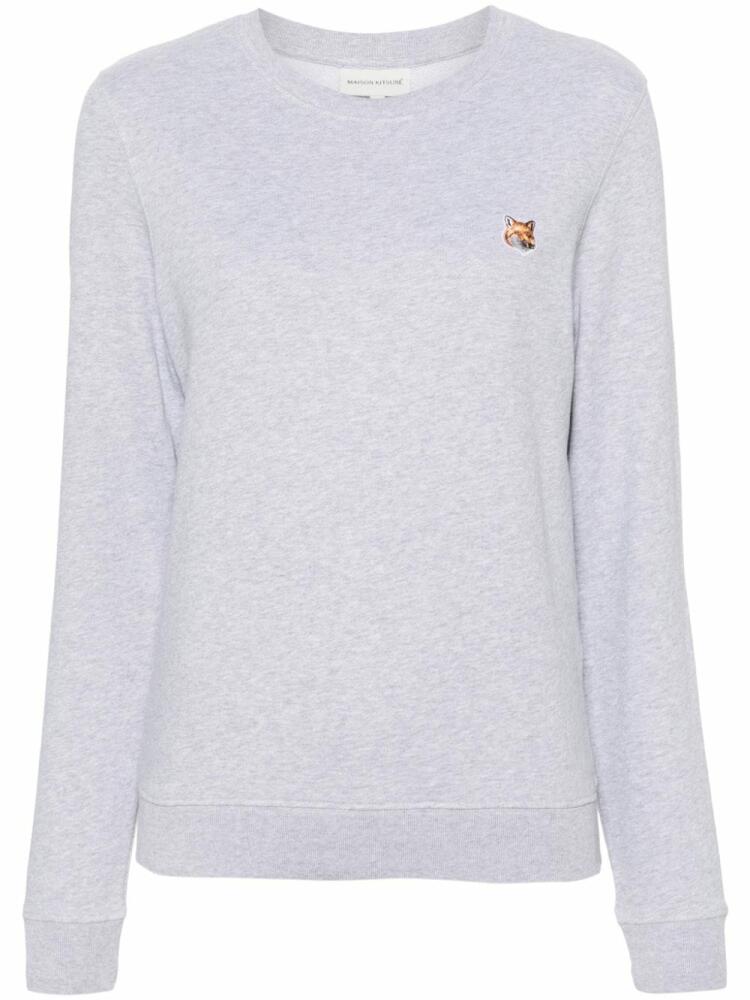 Maison Kitsuné Fox Head cotton sweatshirt - Grey Cover