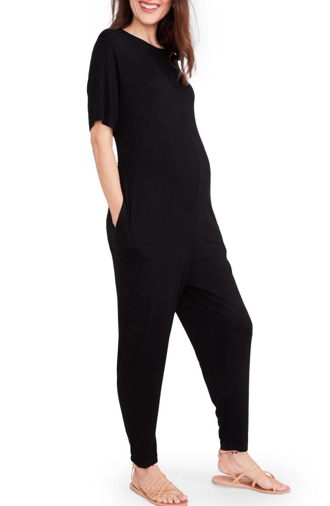 HATCH The Walkabout Maternity Jumpsuit in Black Cover