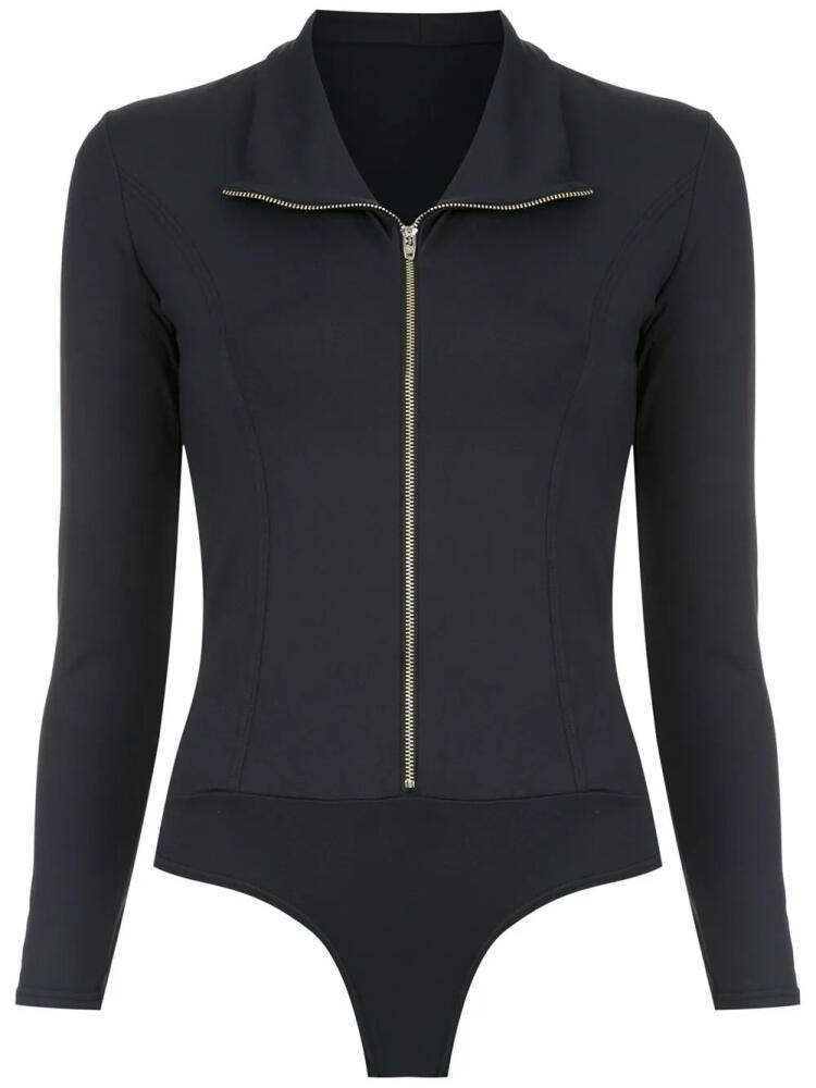 Amir Slama zip bodysuit - Black Cover