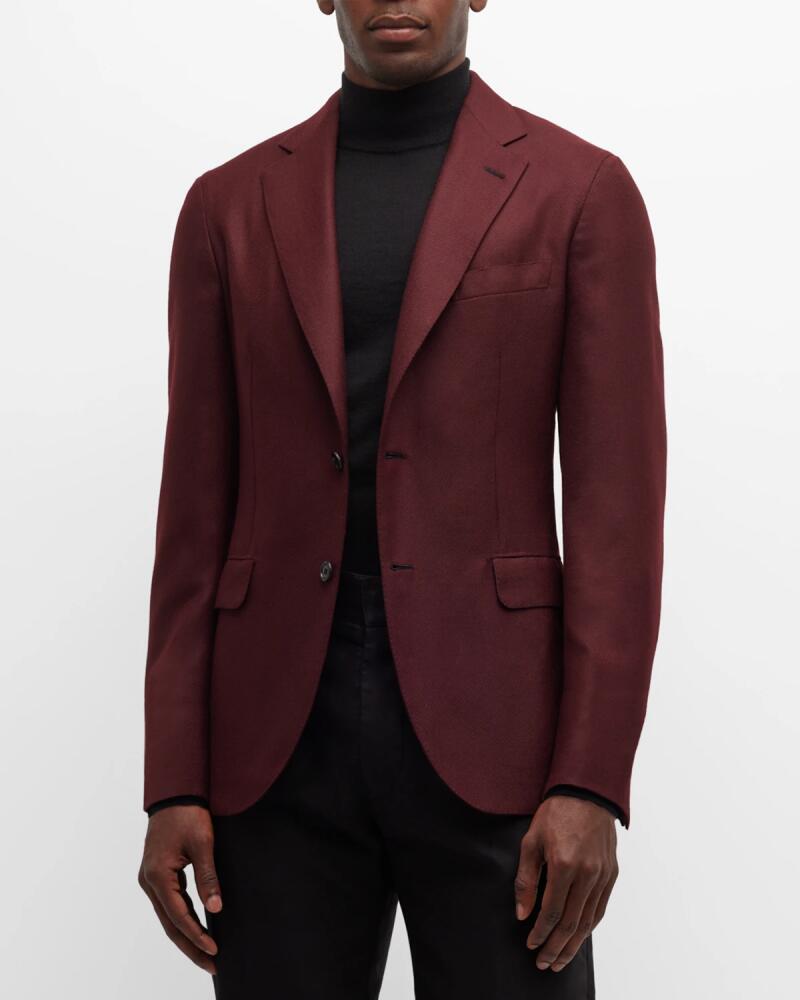 Brioni Men's Burg Cashmere Blazer Cover