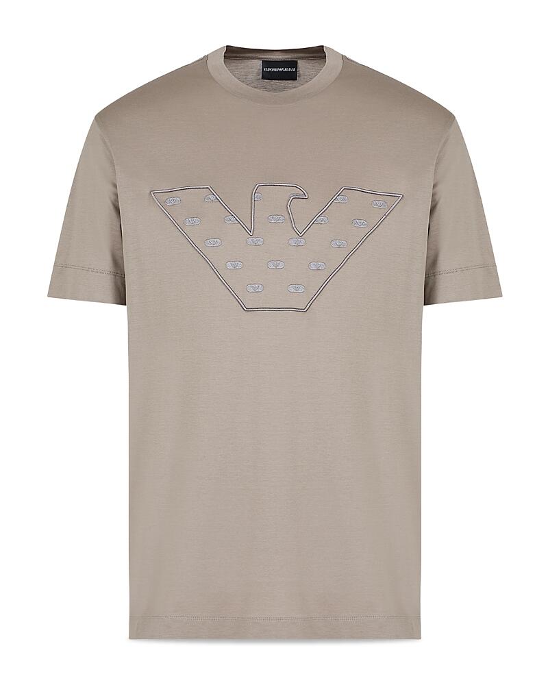 Emporio Armani Logo Embroidered Tee Cover