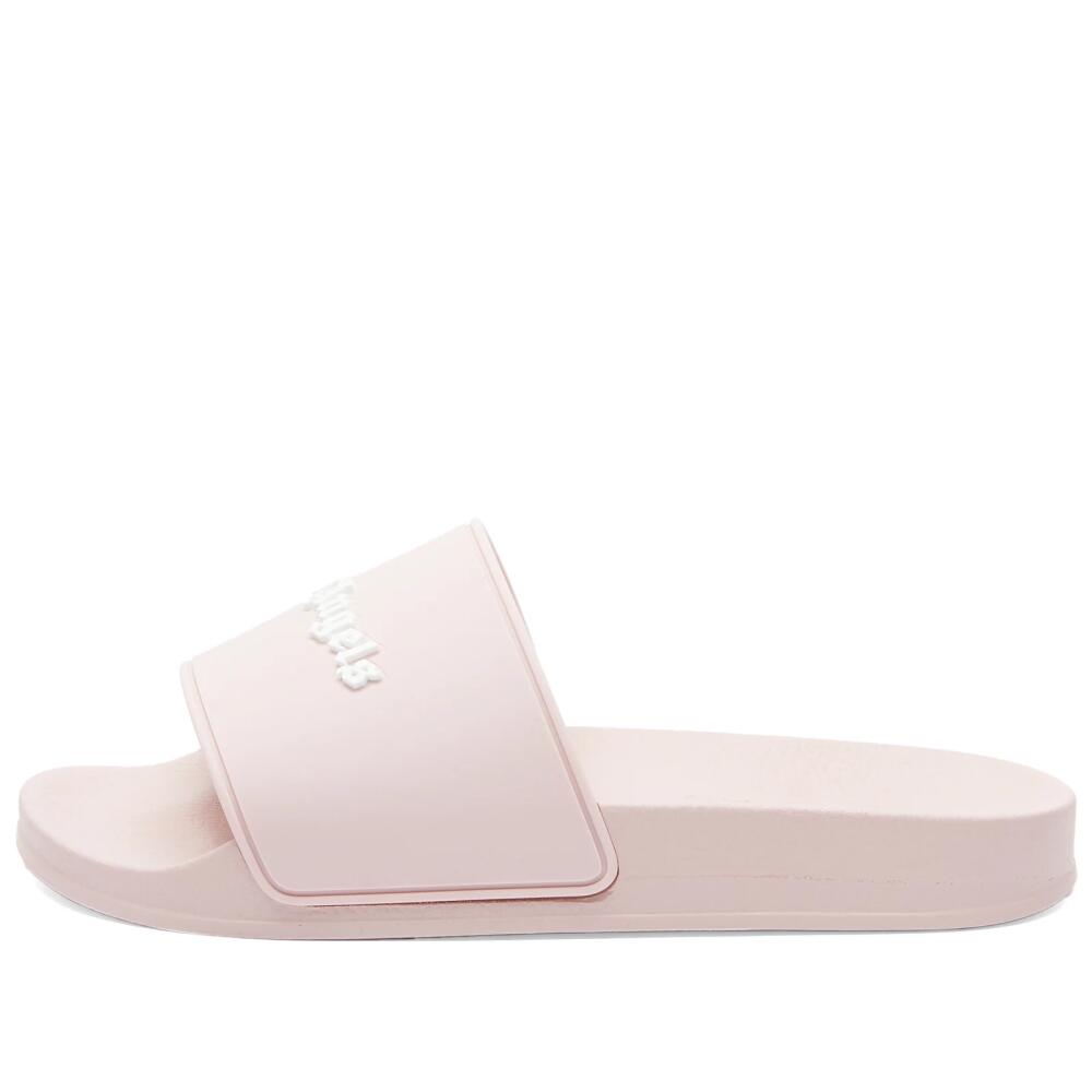 Palm Angels Women's Essential Logo Pool Sliders in Pink Cover