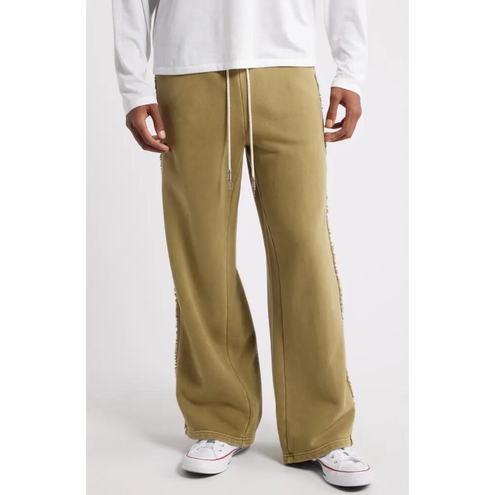 Elwood Metal Cotton Terry Sweatpants in Olive Cover