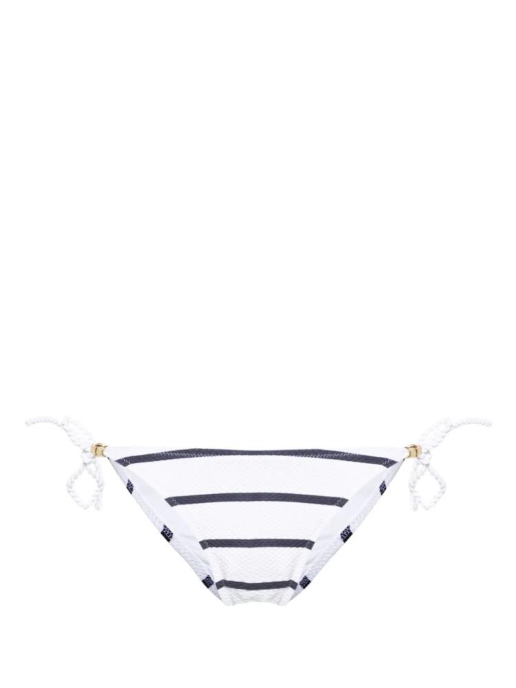 Heidi Klein striped bikini bottoms - White Cover