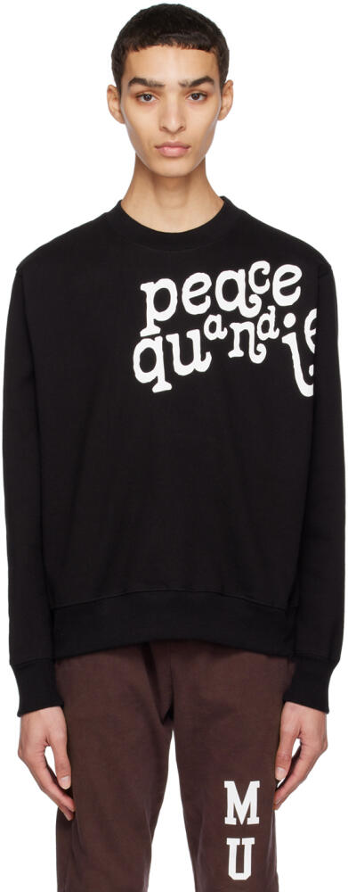 Museum of Peace & Quiet Black Etched Sweatshirt Cover