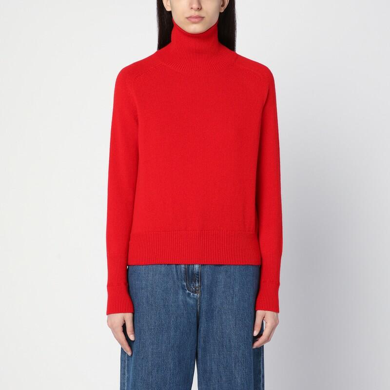 Victoria Beckham Red wool turtleneck sweater Cover