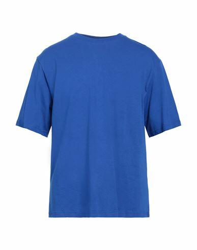 Ih Nom Uh Nit Man T-shirt Bright blue Cotton, Elastane Cover