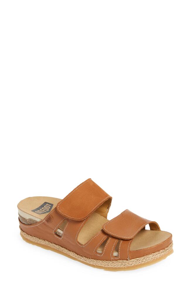 On Foot Cynara Slide Sandal in Cuero Tan Cover