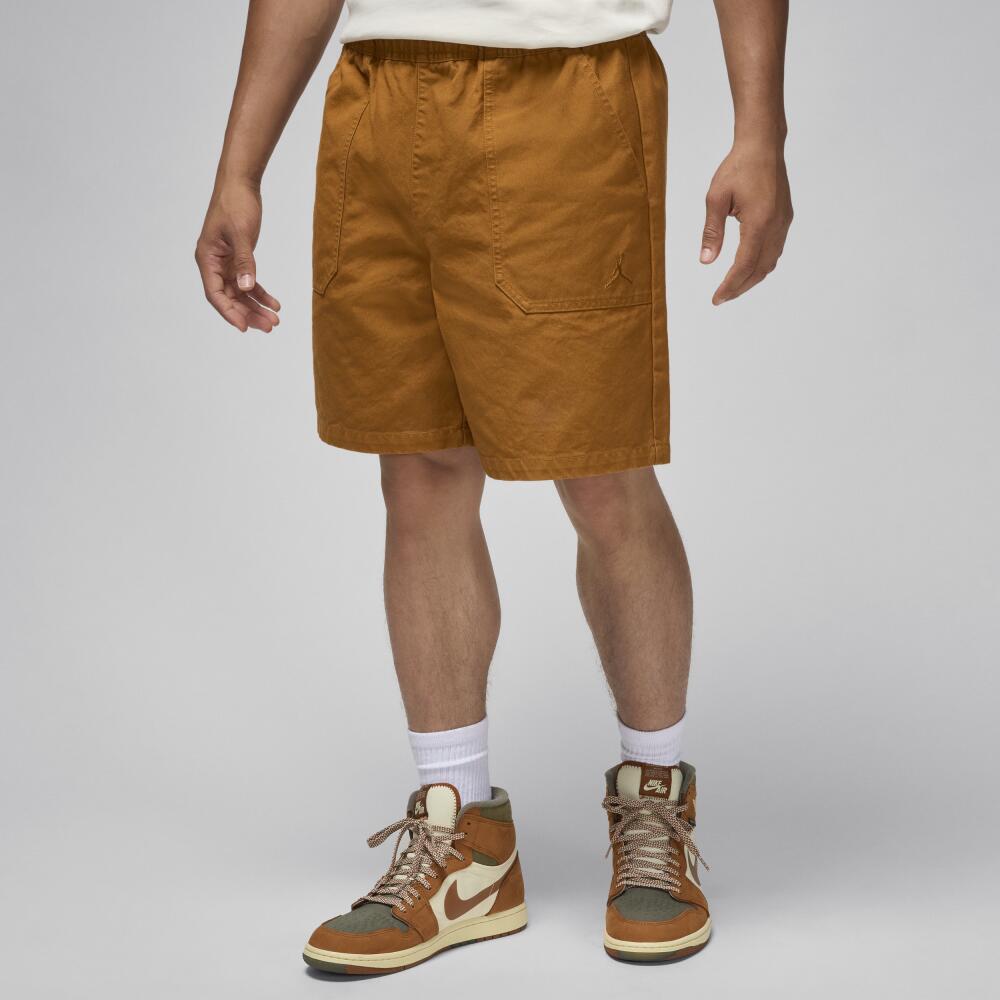 Men's Jordan Essentials Woven Shorts in Brown Cover