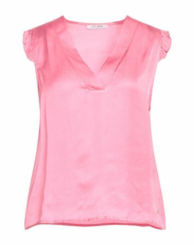 Fly Girl Woman Top Pink Viscose Cover