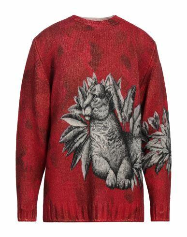 Etro Man Sweater Red Virgin Wool, Polyamide Cover