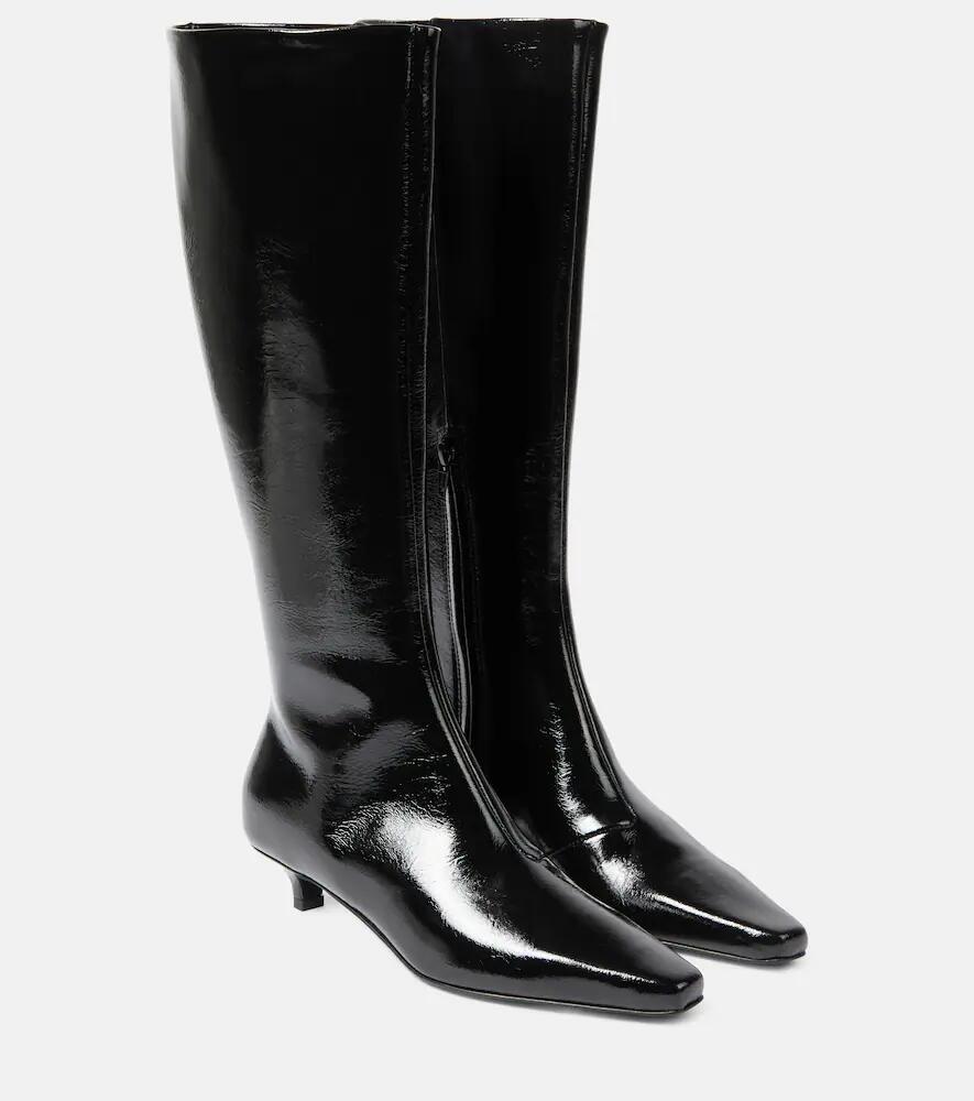 Toteme The Slim leather knee-high-boots Cover