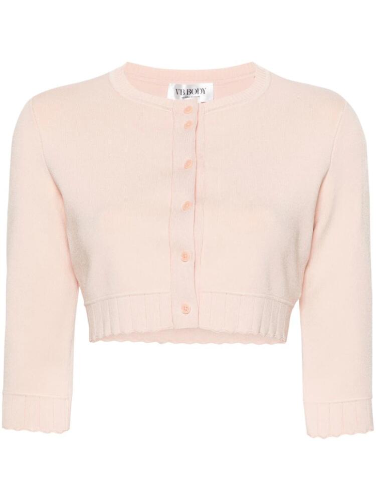 Victoria Beckham VB Body cropped cardigan - Pink Cover