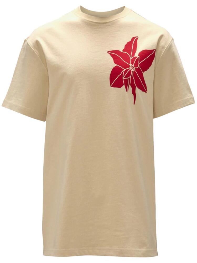 JW Anderson floral-motif T-shirt - Neutrals Cover