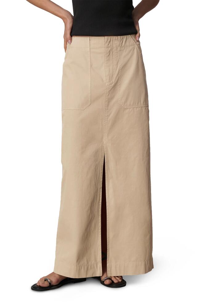 rag & bone Leyton Cotton Maxi Skirt in Khaki Cover